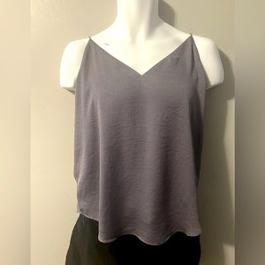 Express | Metallic Grey Tank | Medium